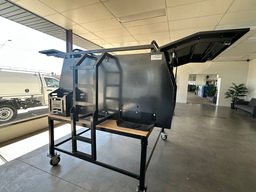 1550 x 1800 x 860mm Canopy Flat Plate + Roof Rack + Accessories + Graphite by Eureka Canopies in Melbourne