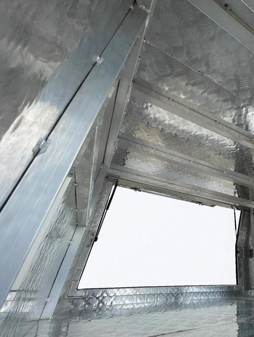 2100 x 1800 x 860mm 2 Door - Checker Plate (POWDERCOATING AVAILABLE) by Eureka Canopies in Melbourne