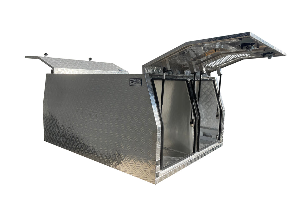 Aluminium Checker Canopy Dog Box (Lift off) by Eureka Canopies in Melbourne