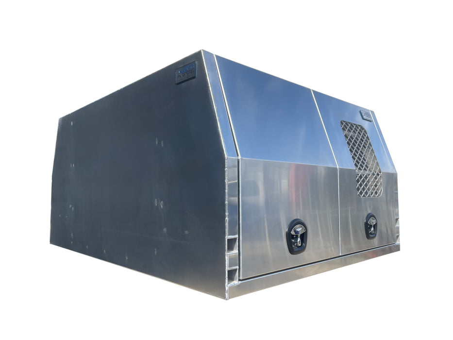 Aluminium Flat Canopy Dog Box (Lift off) by Eureka Canopies in Melbourne