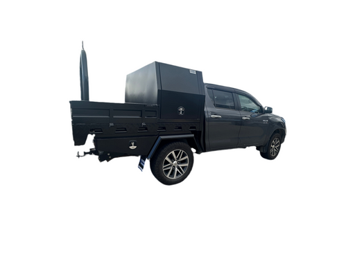 E3 - 4x4 Premium Tray + 1200mm Canopy (Tray Sides, Rear Bar, Undertrays) by Eureka Canopies in Melbourne