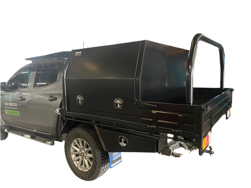 E4 - Tradie Tray + 1200mm Canopy (Tray Sides, Rear Bar, Undertrays) by Eureka Canopies in Melbourne