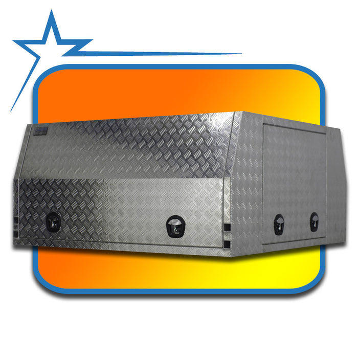 1550 x 1800 / 2.5mm Checker Plate Canopy / Lift Off