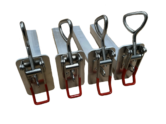 Set of 4 Jack off / Lift off Clamps