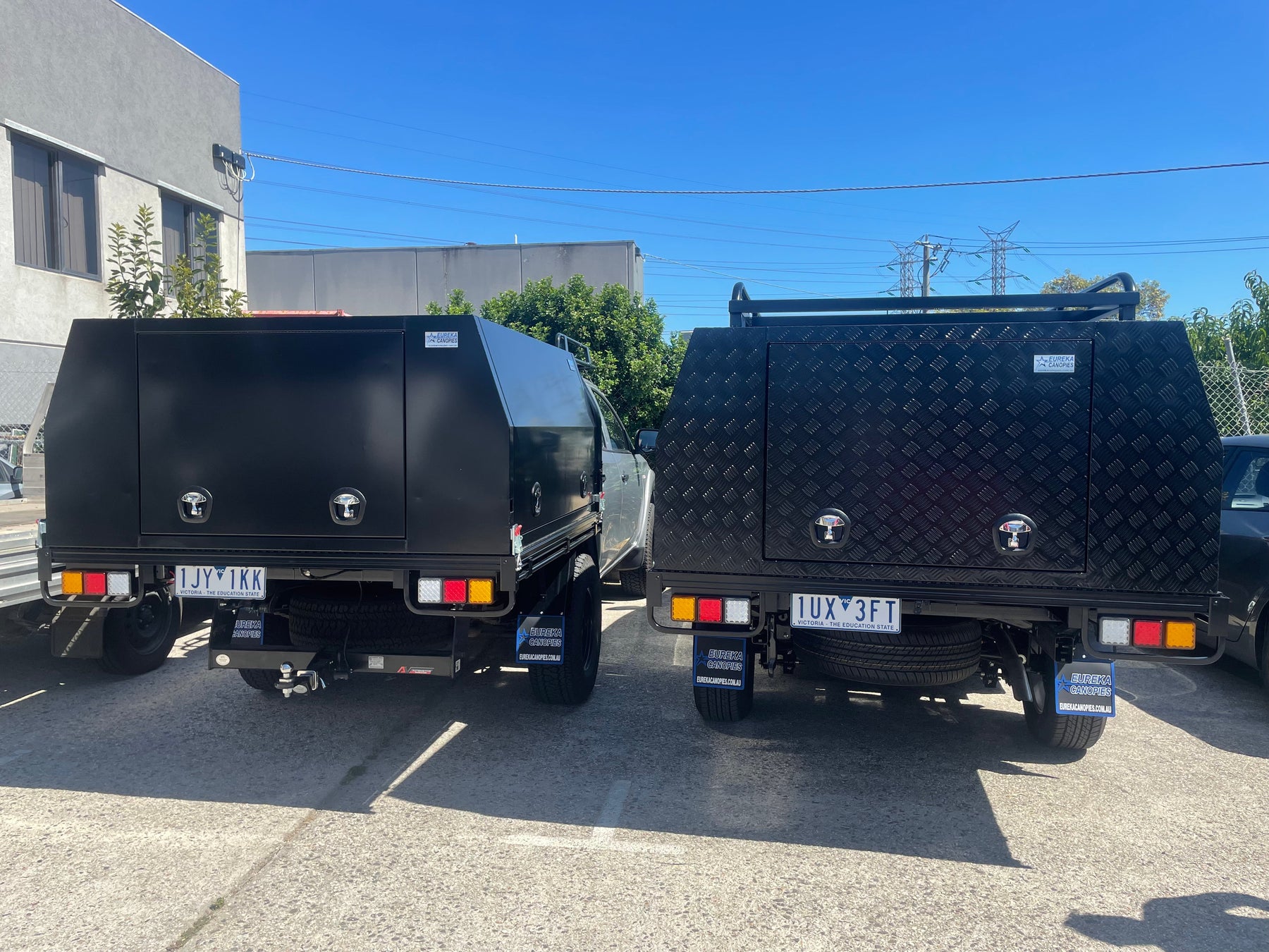 Flat vs Checker Plate Aluminium Canopies | Eureka Canopies Melbourne