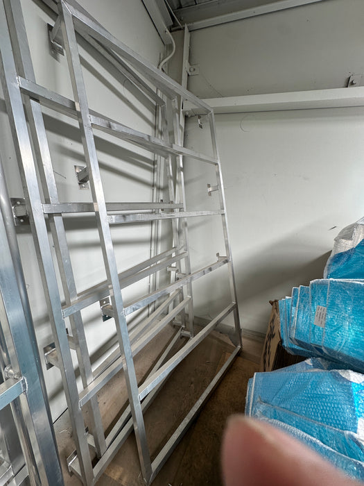 2400mm Full Roof Rack Aluminium - NO ROUND PIPE (POWDERCOATING AVAILABLE)