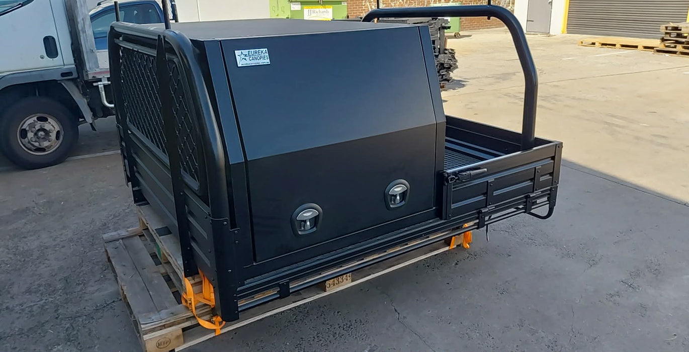 E4 - Tradie Tray + 1000mm Canopy (Tray Sides, Rear Bar, Undertrays) EX DISPLAY