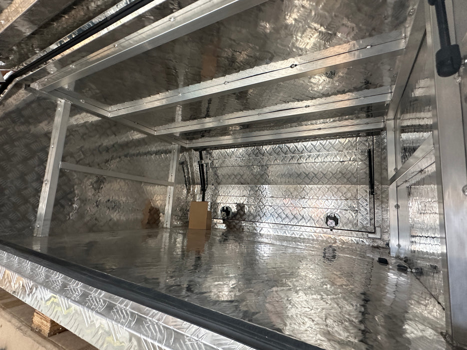 1800 x 1800 x 860mm 2 Door - Checker Plate (POWDERCOATING AVAILABLE)