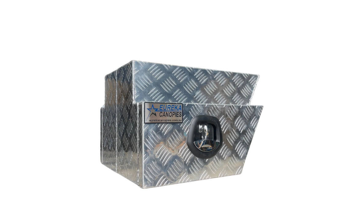 550mm Pair of Undertray Box Checker Plate (Left + Right) (POWDERCOATING AVAILABLE)