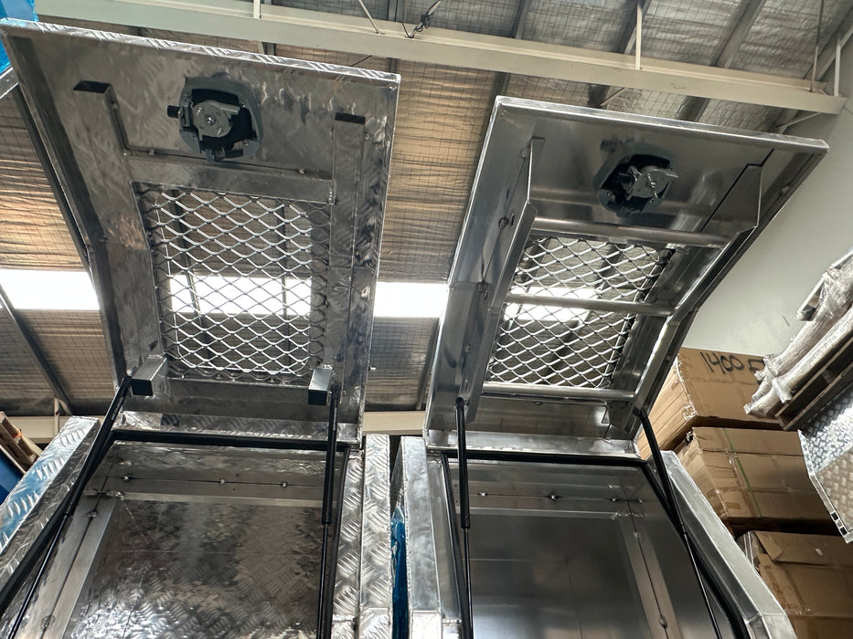 680 x 900 x 860mm Dog Box - Flat or Checker Plate (POWDERCOATING AVAILABLE)