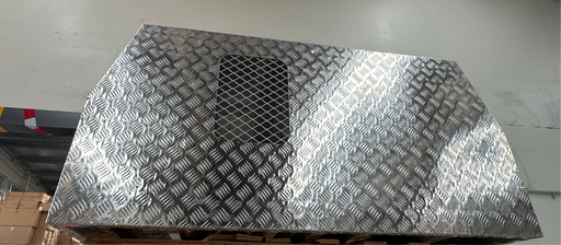 1400 x 1800 x 860mm Dog Box - Checker Plate (POWDERCOATING AVAILABLE) by Eureka Canopies in Melbourne