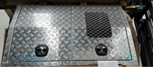 1400 x 1800 x 860mm Dog Box - Checker Plate (POWDERCOATING AVAILABLE) by Eureka Canopies in Melbourne