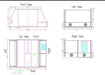 1400 x 1820 x 895mm Dog Box - Checker Plate (POWDERCOATING AVAILABLE) by Eureka Canopies in Melbourne