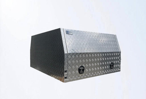 1550 x 1800 x 860mm Lift off 2 Door - Checker Plate (POWDERCOATING AVAILABLE) by Eureka Canopies in Melbourne
