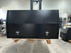 1550 x 1800 x 860mm Lift off 2 Door - Flat Plate Black by Eureka Canopies in Melbourne