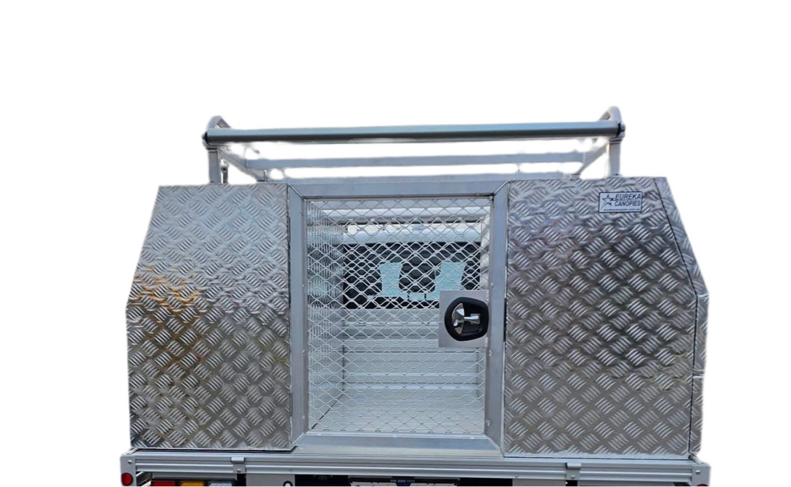 E7 - Tradie Tray + x2 - 1750mm Toolboxes (Roof Rack, Gate, Undertrays)