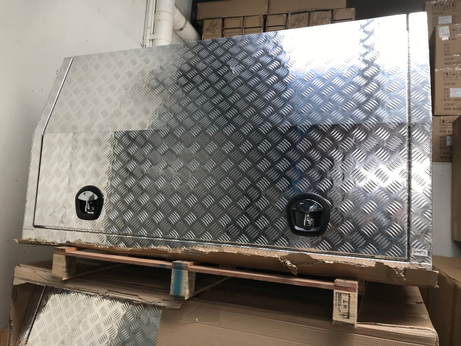 1650 x 1800 x 860mm Lift off 2 Door - Checker Plate (POWDERCOATING AVAILABLE) TJ