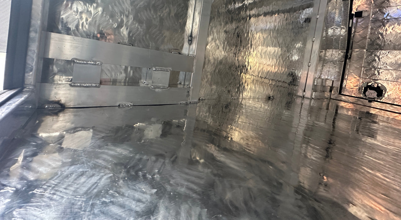 1200 x 1800 x 860mm Lift off - Checker Plate (POWDERCOATING AVAILABLE)