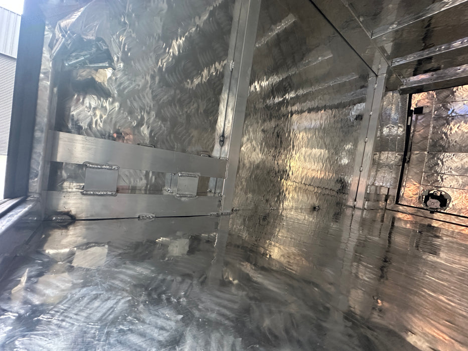 1200 x 1800 x 860mm Lift off - Checker Plate o/s (POWDERCOATING AVAILABLE)