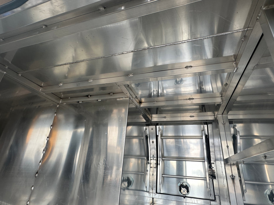 1400 x 1800 x 860mm Dog Box - Checker Plate (POWDERCOATING AVAILABLE)