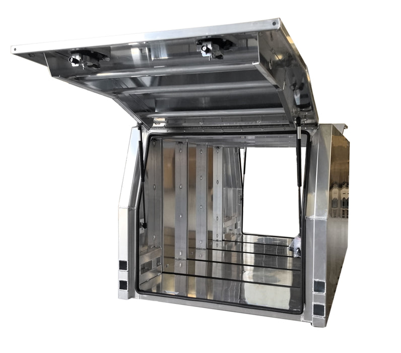 E-Series - Aluminium Flat Canopy (Unistrut + Lift off)