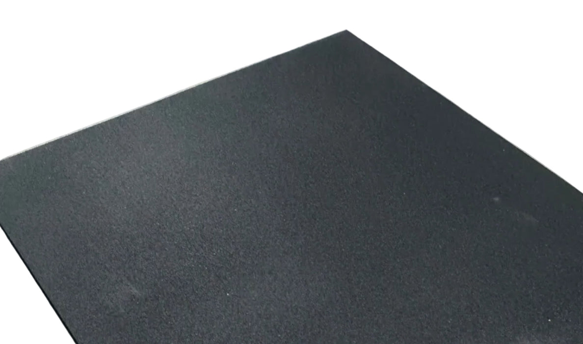Rubber Mat 1000 x 1000 x 15mm Thick Gym Mat (Black)