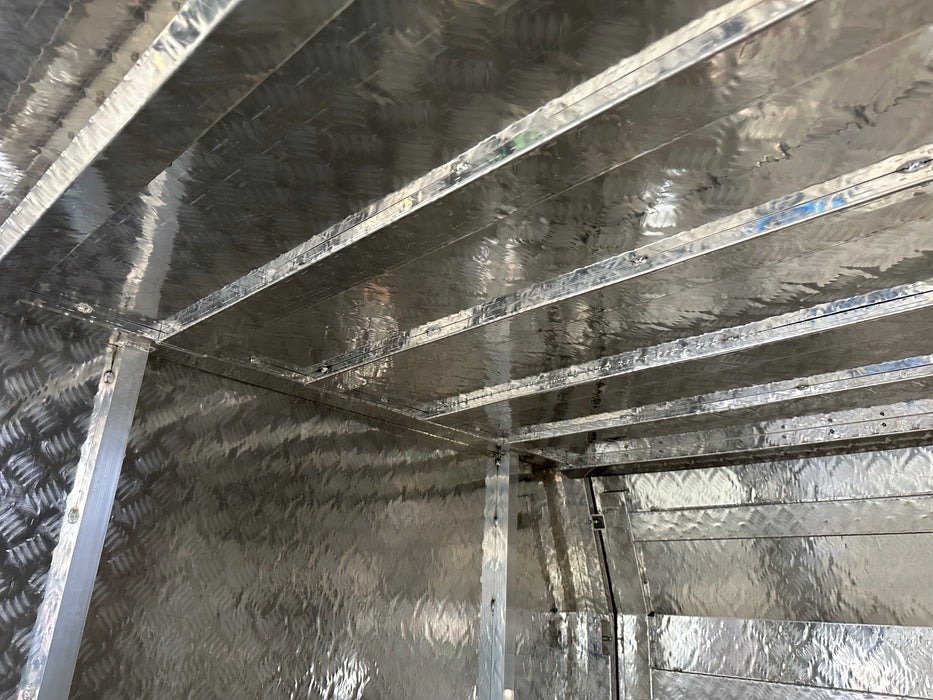 1550 x 1800 x 860mm Lift off 2 Door - Checker Plate (POWDERCOATING AVAILABLE) o/s