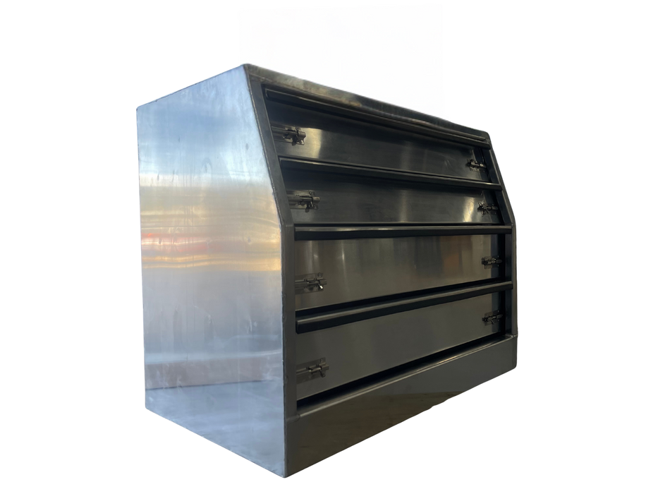 4 Drawer Insert Aluminium (900 x 500 x 700mm)