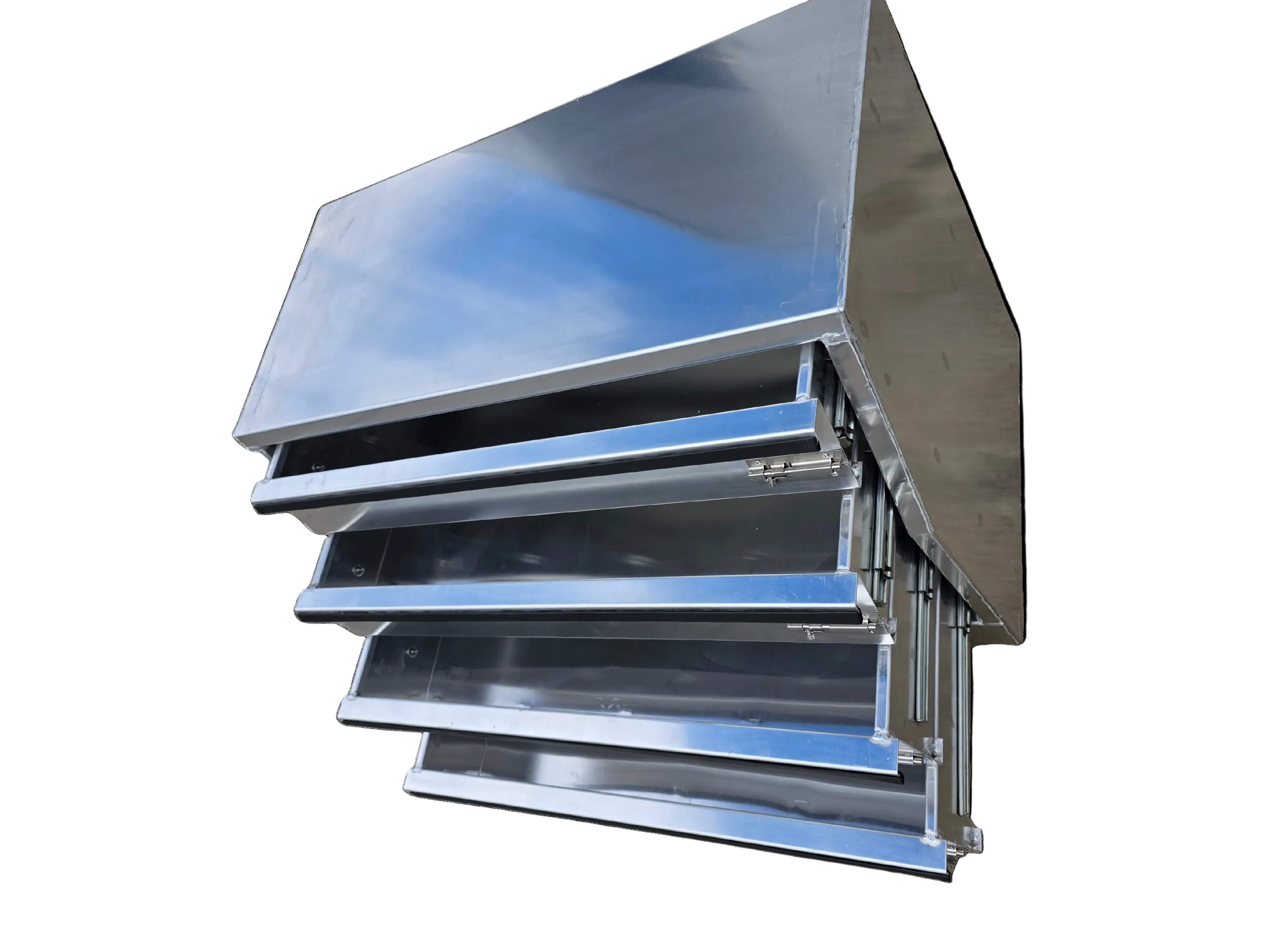 4 Drawer Insert Aluminium (580 x 420 x 530mm) — Eureka Canopies