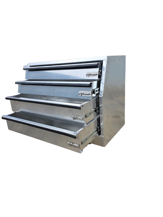 4 Drawer Insert Aluminium (580 x 420 x 530mm)