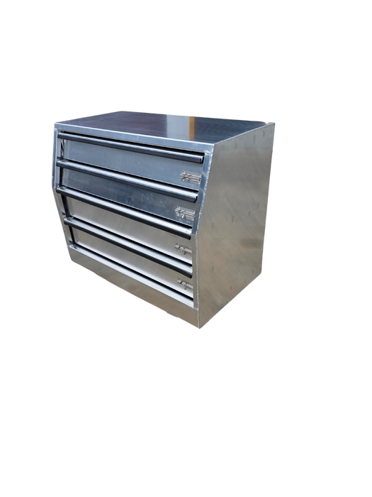 4 Drawer Insert Aluminium (580 x 420 x 530mm)
