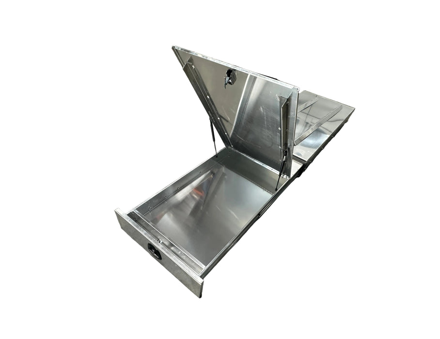 Flat Trundle Draw Aluminium For Ute Tray with Lid