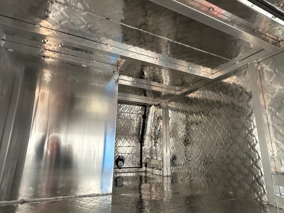 1400 x 1800 x 860mm Dog Box Jack off / Lift off - Checker Plate (POWDERCOATING AVAILABLE)