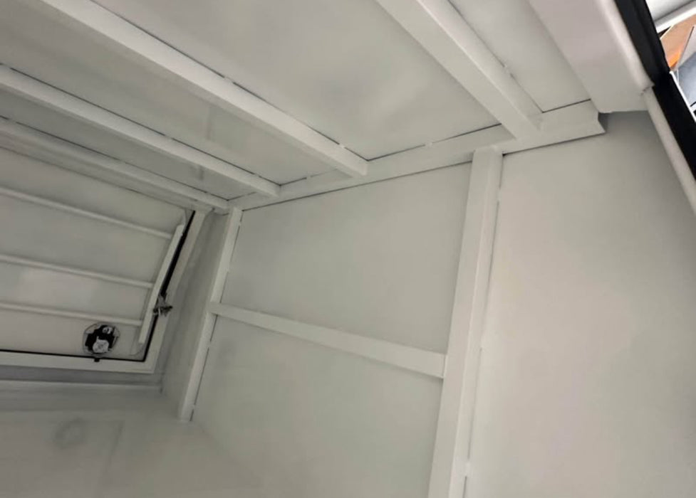 1890 x 1250 x 860mm Flat Plate with White Powdercoating