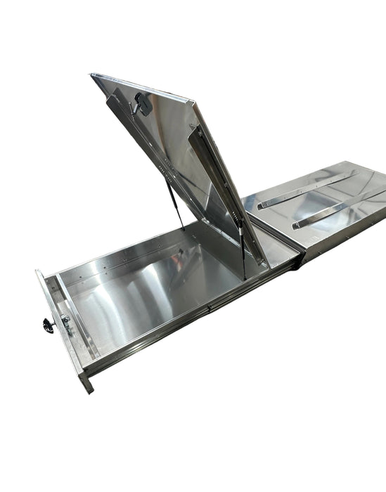 Checker Trundle Draw Aluminium For Ute Tray with Lid