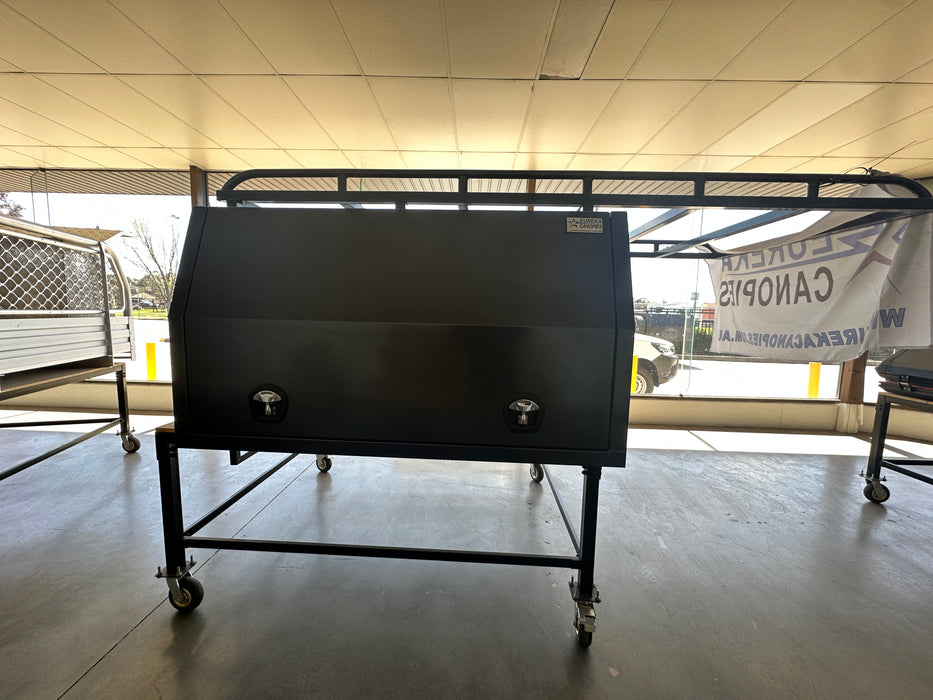1550 x 1800 x 860mm Canopy Flat Plate + Roof Rack + Accessories + Graphite