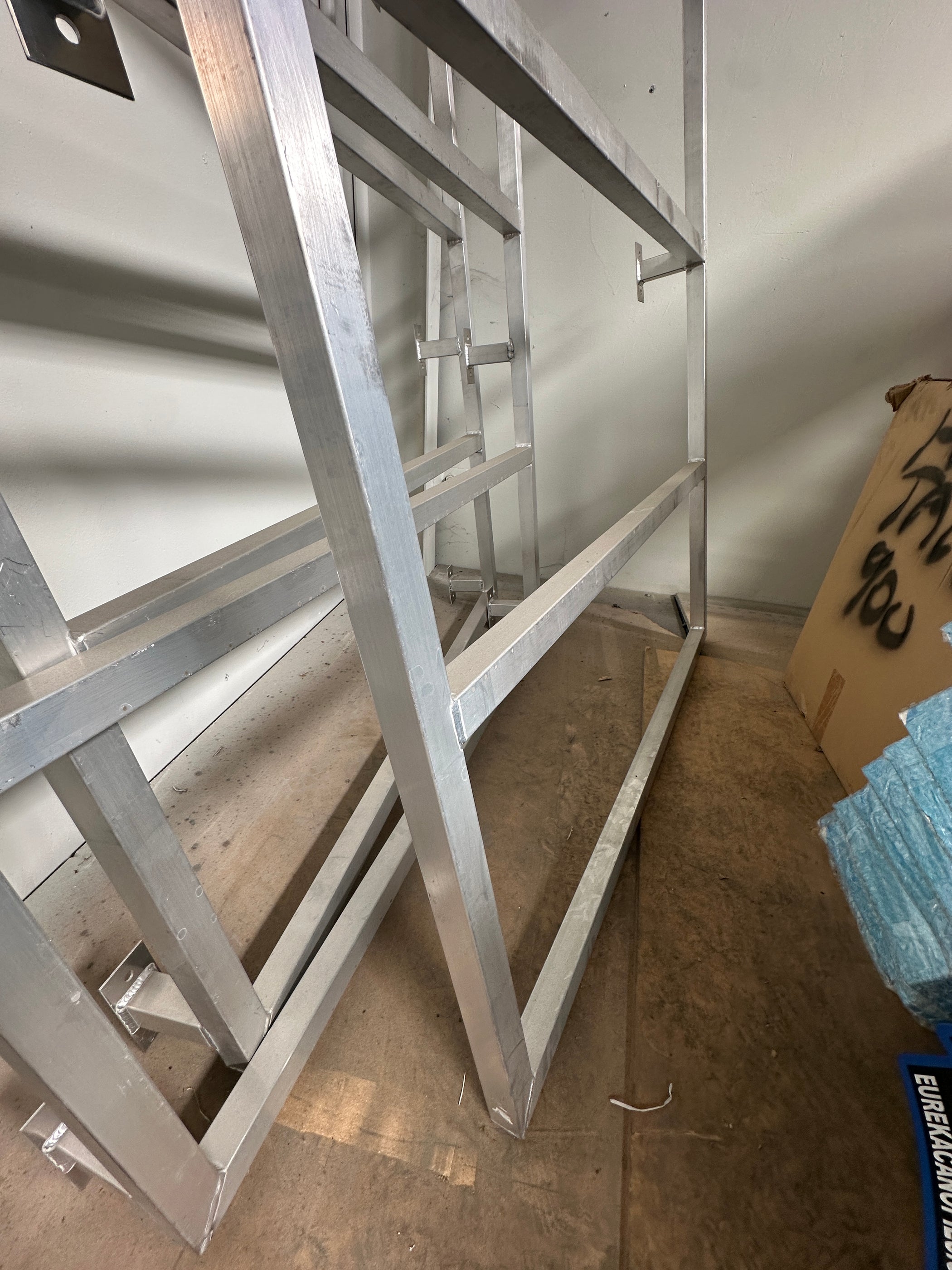 2400mm Full Roof Rack Aluminium - NO ROUND PIPE (POWDERCOATING AVAILAB ...