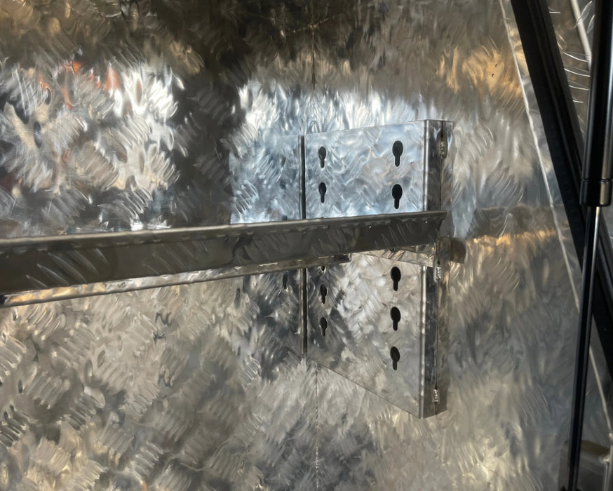 1600 x 500 x 860mm Checker Plate Half Door Toolbox (POWDERCOATING AVAILABLE)