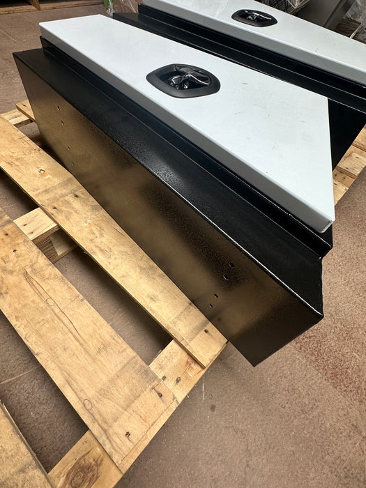 900mm Truck / American Ute  Undertray Box Flat Plate (SET) Black with White Doors