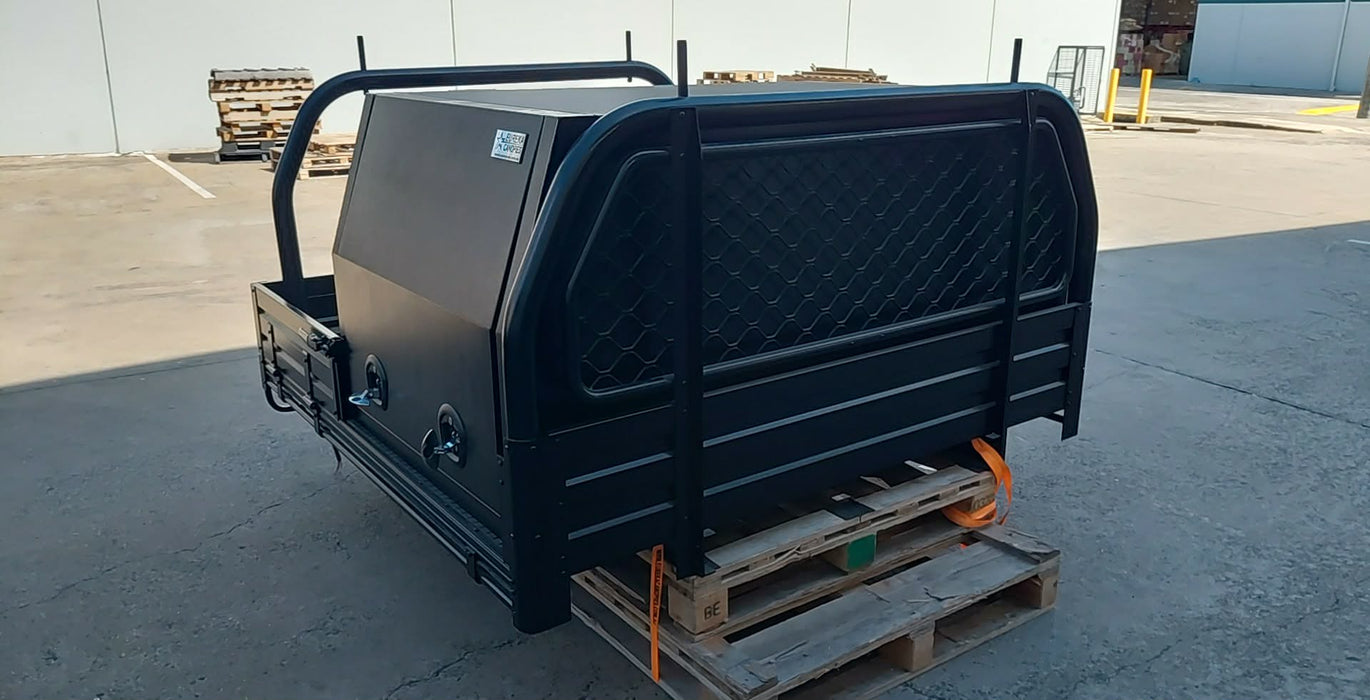 E4 - Tradie Tray + 1000mm Canopy (Tray Sides, Rear Bar, Undertrays) EX DISPLAY