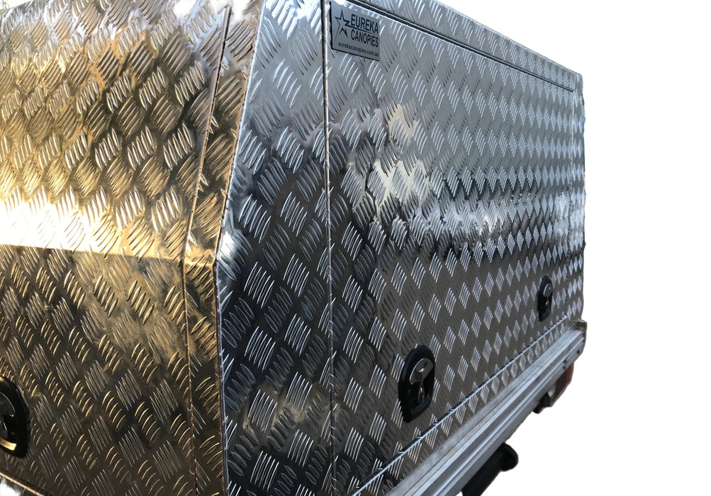 1650 x 1800 x 860mm Lift off 2 Door - Checker Plate (POWDERCOATING AVAILABLE) TJ
