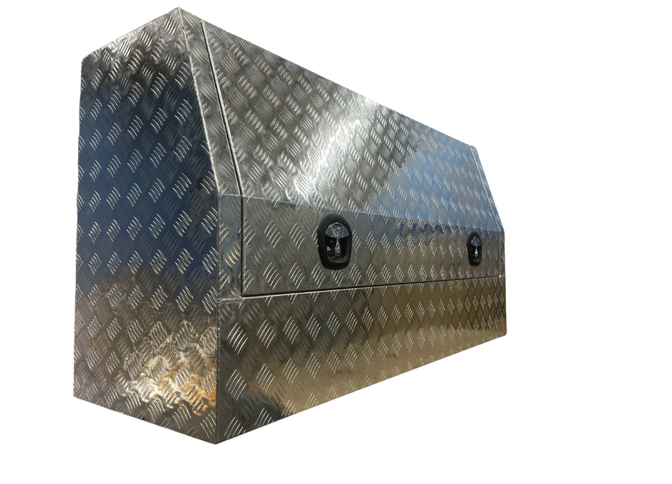 1600 x 500 x 860mm Checker Plate Half Door Toolbox (POWDERCOATING AVAILABLE)