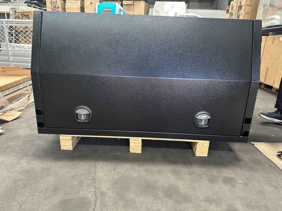 1550 x 1800 x 860mm Lift off 3 Door - Flat Plate Black