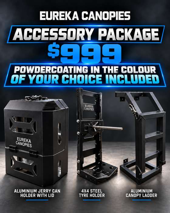 Accessory Package Deal - Jerry Can - Ladder - Tyre Holder with Powdercoating