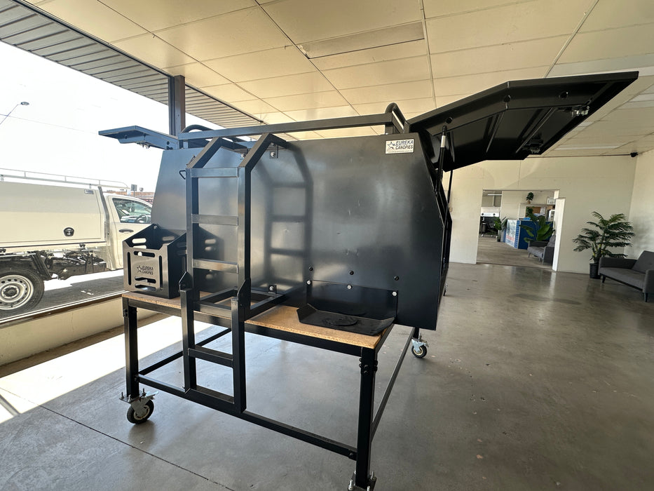 1550 x 1800 x 860mm Canopy Flat Plate + Roof Rack + Accessories + Graphite