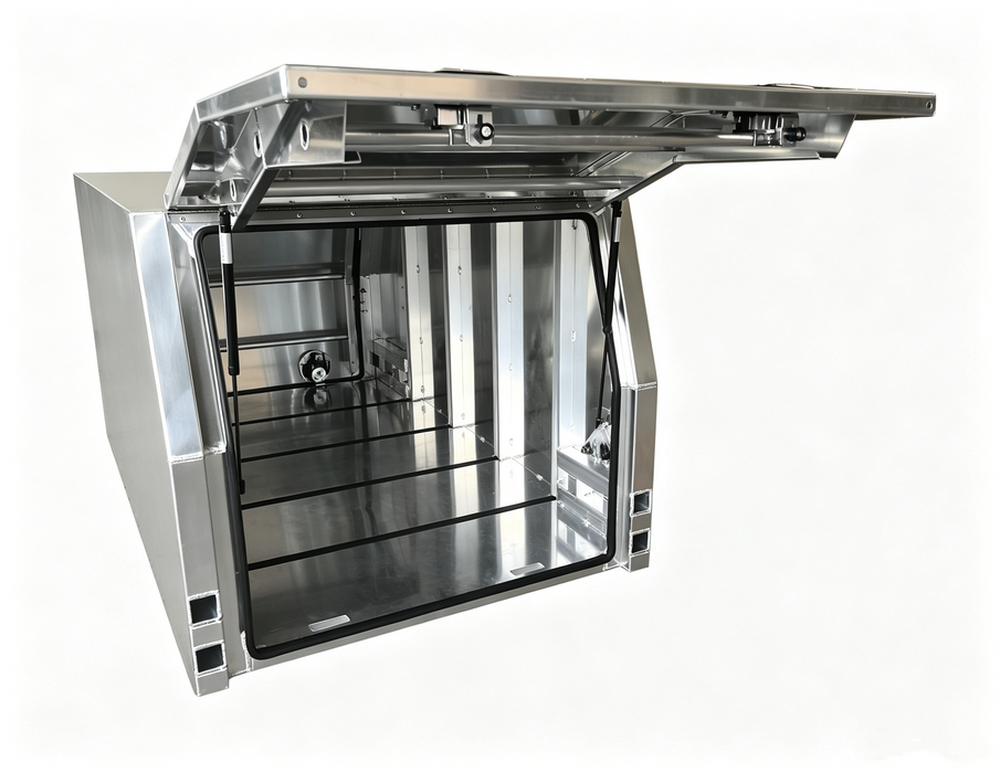E-Series - Aluminium Flat Canopy (Unistrut + Lift off)
