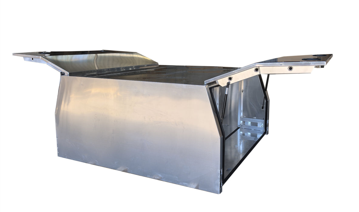 E-Series - Aluminium Flat Canopy (Unistrut + Lift off)