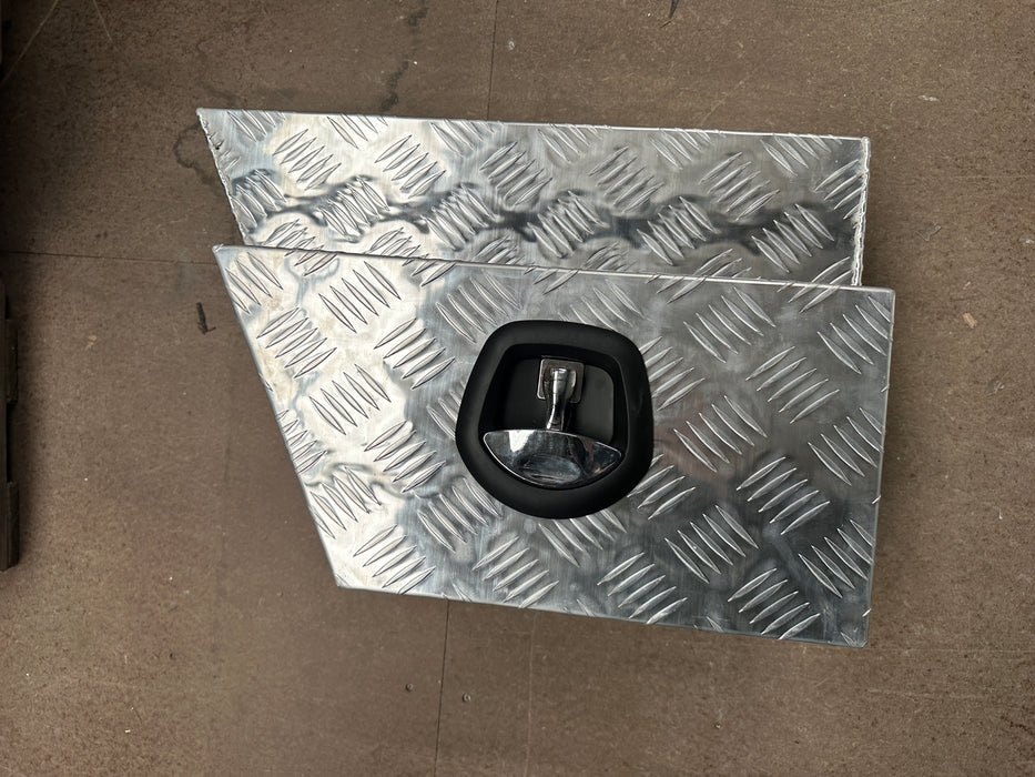550mm Undertray Box Checker Plate (Left)