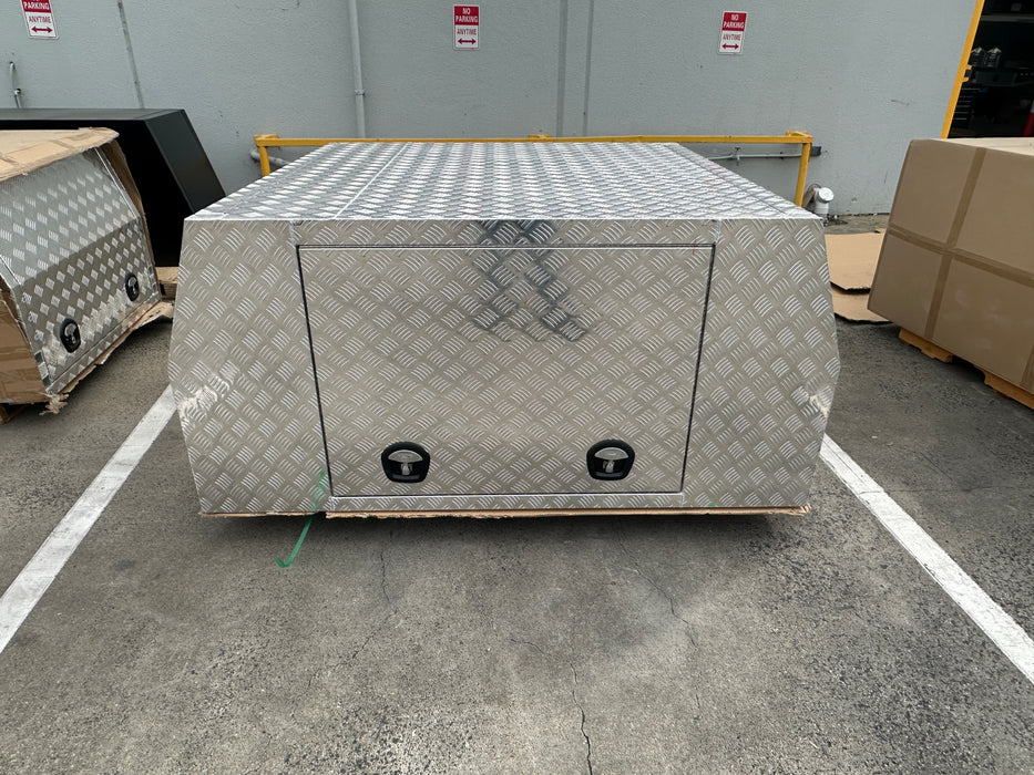 1550 x 1800 x 860mm 3 Door Lift Off - Checker Plate (POWDERCOATING AVAILABLE)