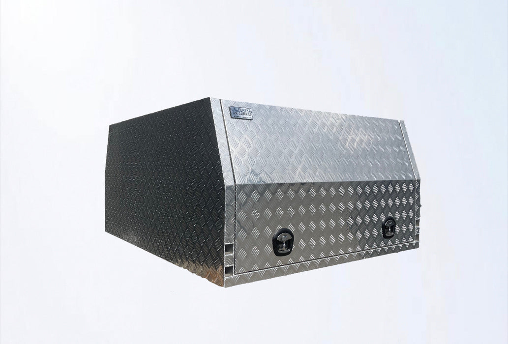 1550 x 1800 x 860mm Jack off / Lift off 2 Door - Checker Plate (POWDERCOATING AVAILABLE)